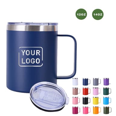 Custom 14oz Vacuum Insulated Coffee Cup thumbnail 1