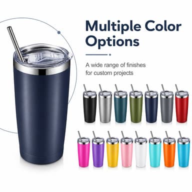 Custom 20oz Vacuum Insulated Coffee Cup thumbnail 4