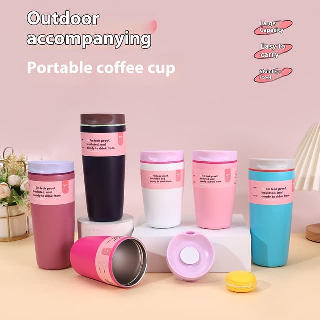 wholesale vacuum insulated stainless steel coffee cup 20oz