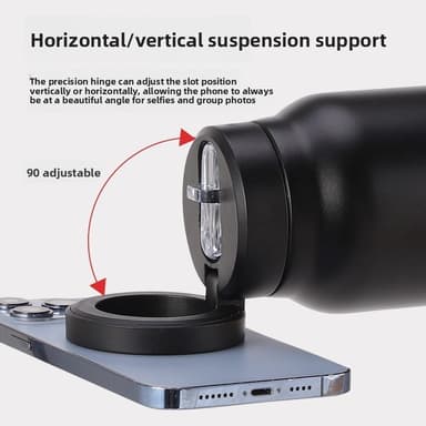 Custom 24oz Magnetic Phone Holder Sports Bottle thumbnail 3