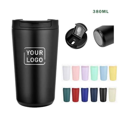 Custom 380mL Frosted Coffee Cup thumbnail 1