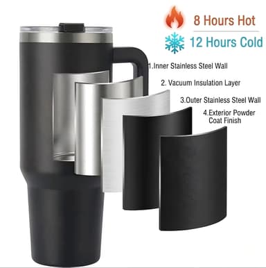 Custom 40oz Straw Lid Wedding Gift Tumbler thumbnail 2