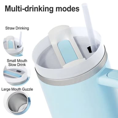 Custom 40oz Straw Lid Wedding Gift Tumbler thumbnail 3