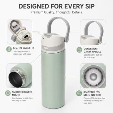 Custom Gift Set Sports Bottle thumbnail 3
