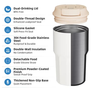 Custom Straw Lid Wedding Gift Coffee Cup thumbnail 3