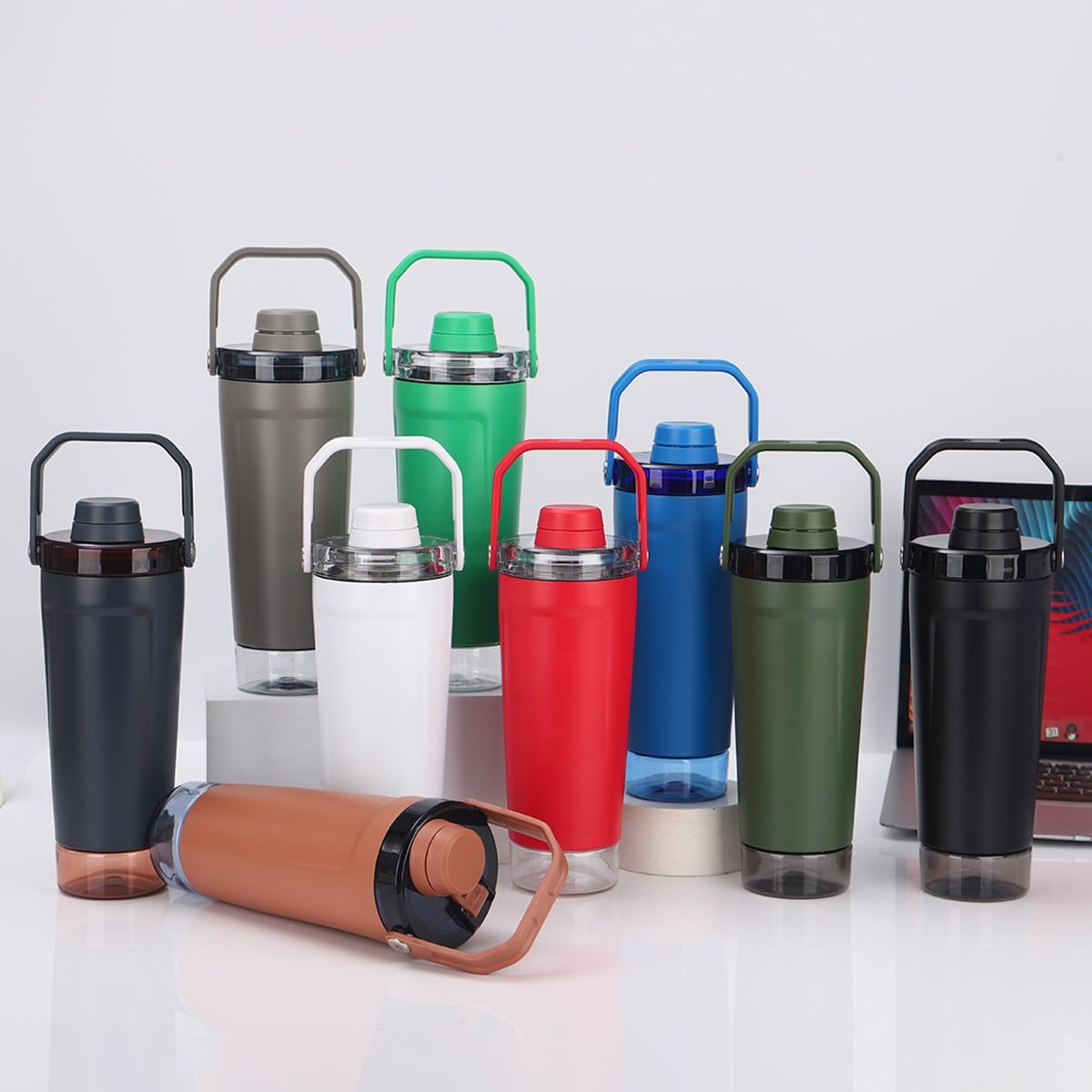 Custom 20oz Shaker Sports Bottle thumbnail 2