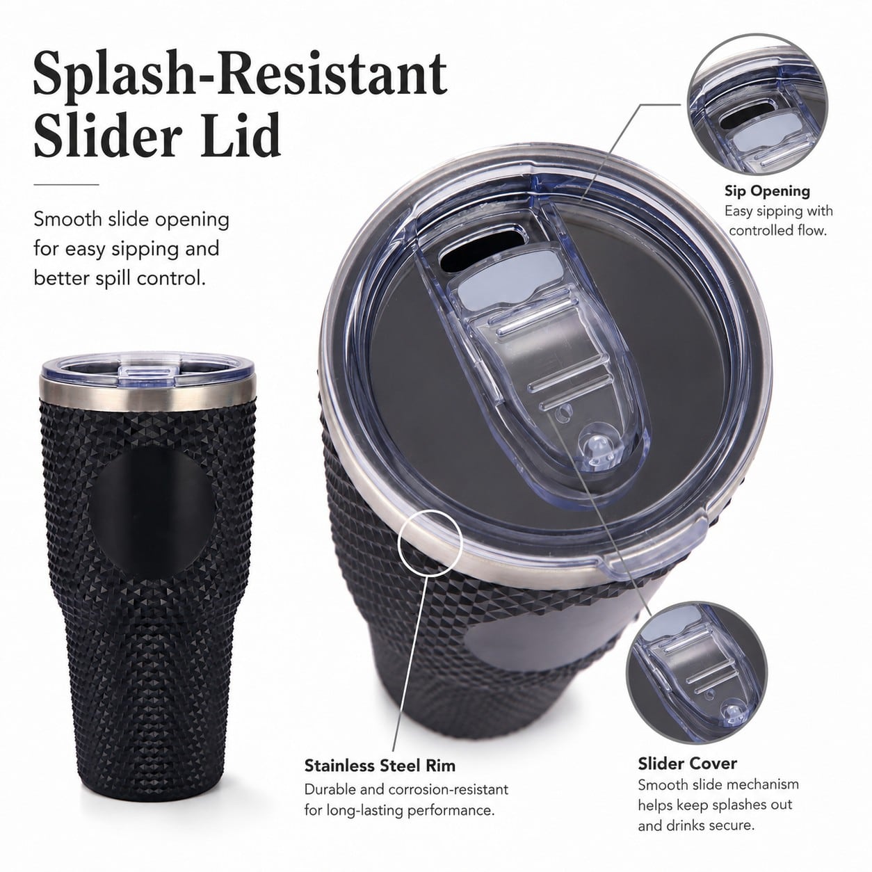 Custom 30oz Diamond Style Tumbler thumbnail 2