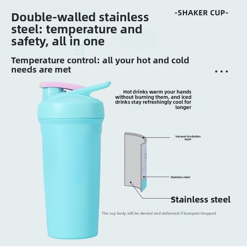 Custom 500mL Shaker Sports Bottle thumbnail 4