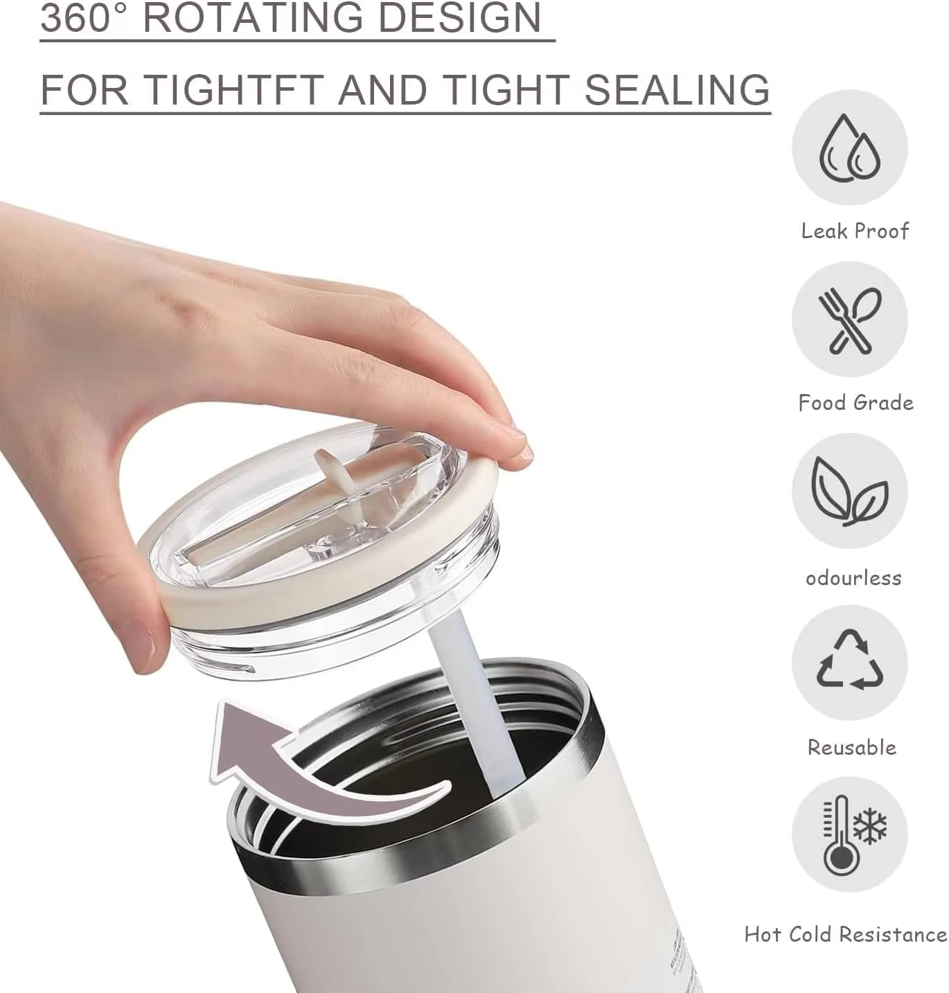 Custom Leak Proof Gift Coffee Cup thumbnail 4