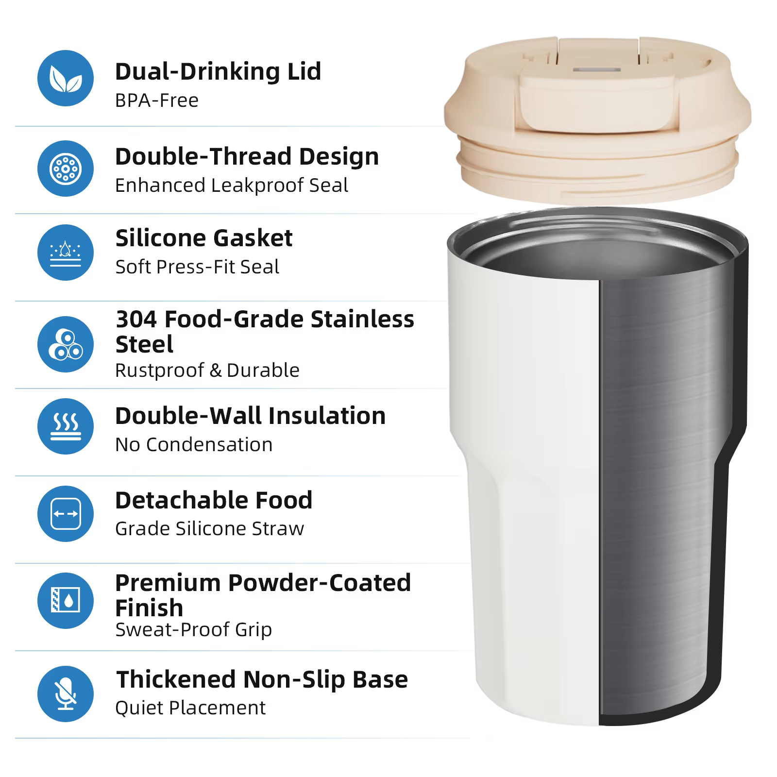 Custom Straw Lid Wedding Gift Coffee Cup thumbnail 3
