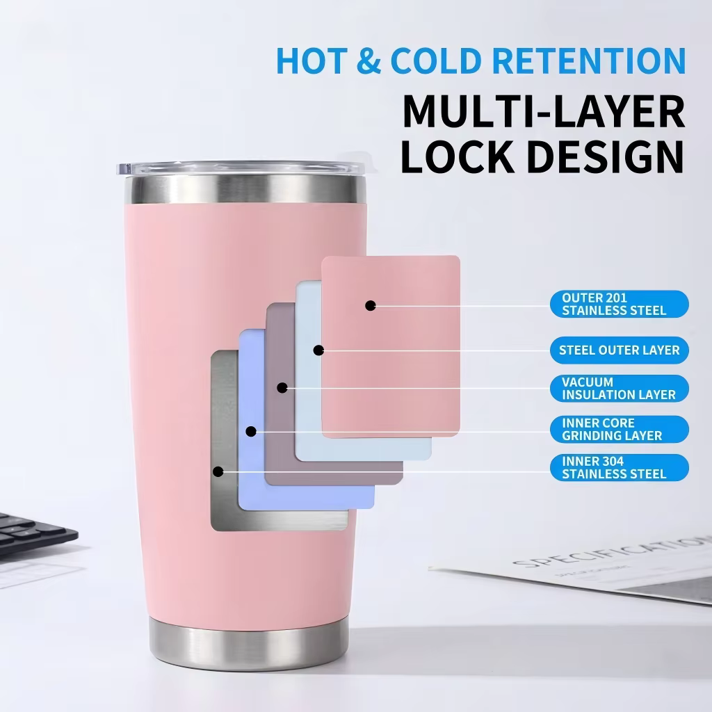 Custom Vacuum Insulated Wedding Gift Tumbler thumbnail 3