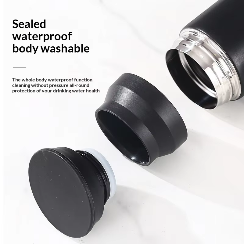 custom logo handle stainless steel tumbler detail image 3
