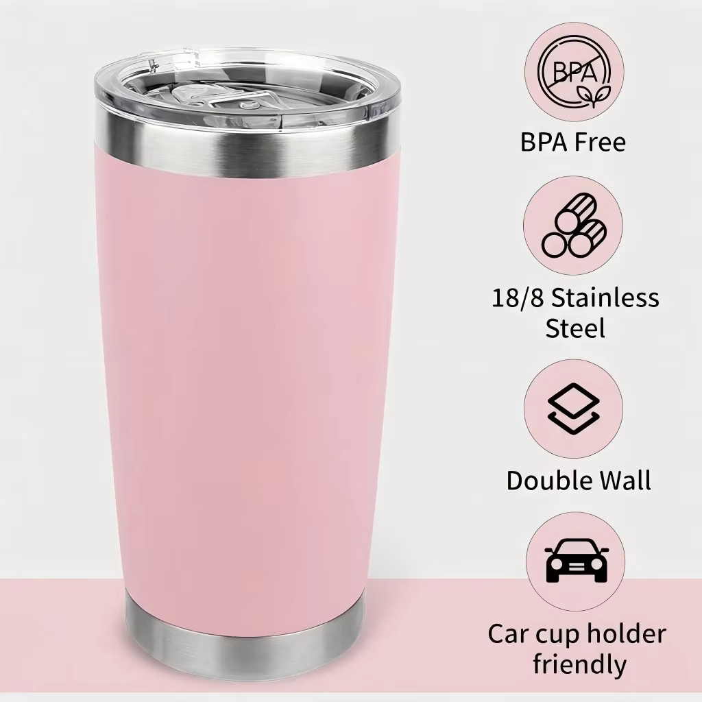 custom insulated wedding gift stainless steel tumbler detail image 2