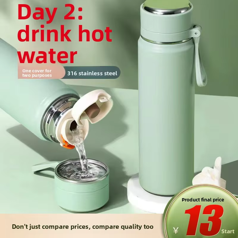 custom leak proof wedding gift smart temperature bottle detail image 3