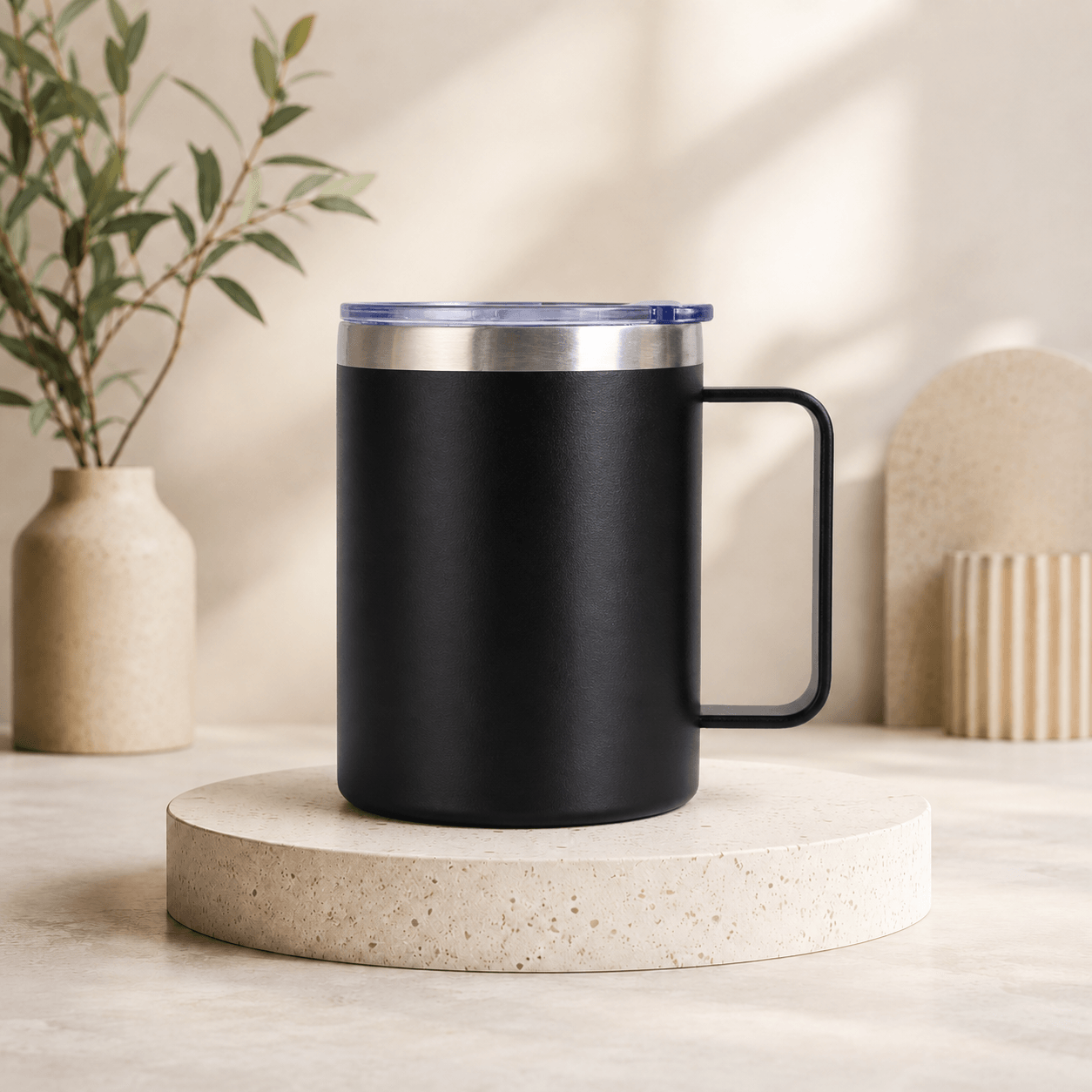 custom travel stainless steel coffee cup 14oz