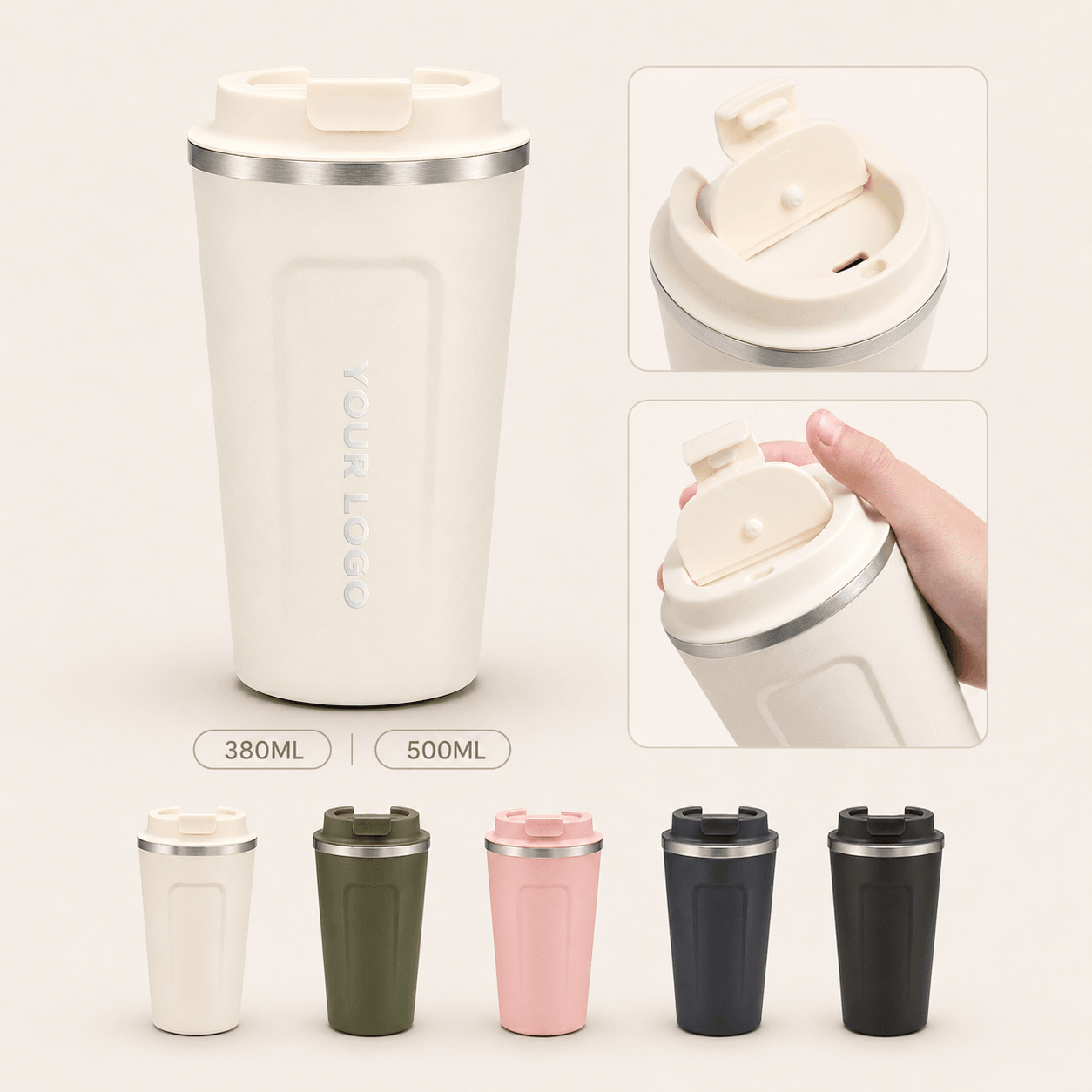Custom Leak Proof Tumbler with Straw main product image
