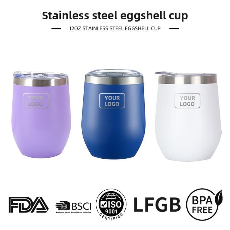 custom leak proof stainless steel coffee cup 12oz detail image 3