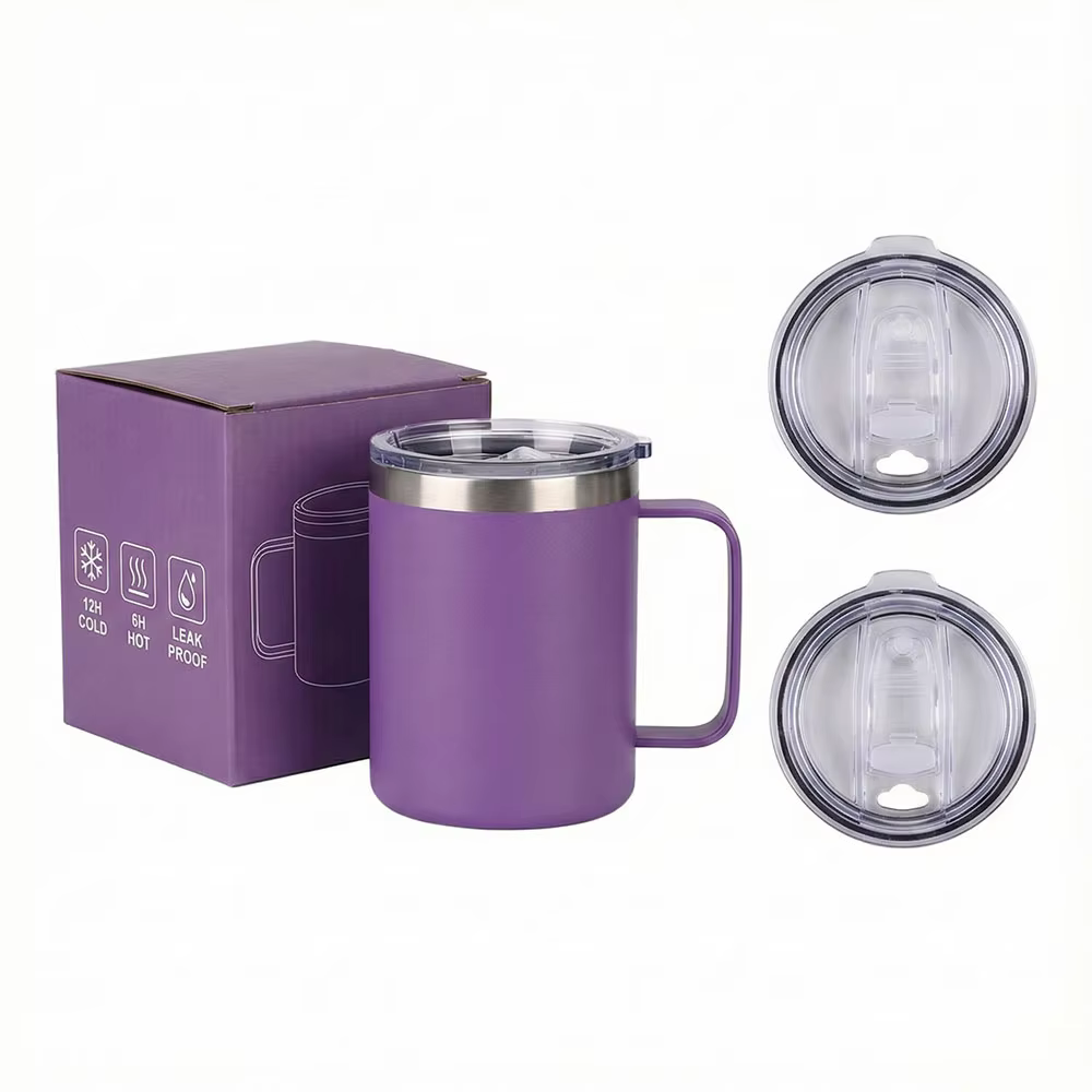 Custom 14oz Leak Proof Straw Lid Coffee Cup main product image