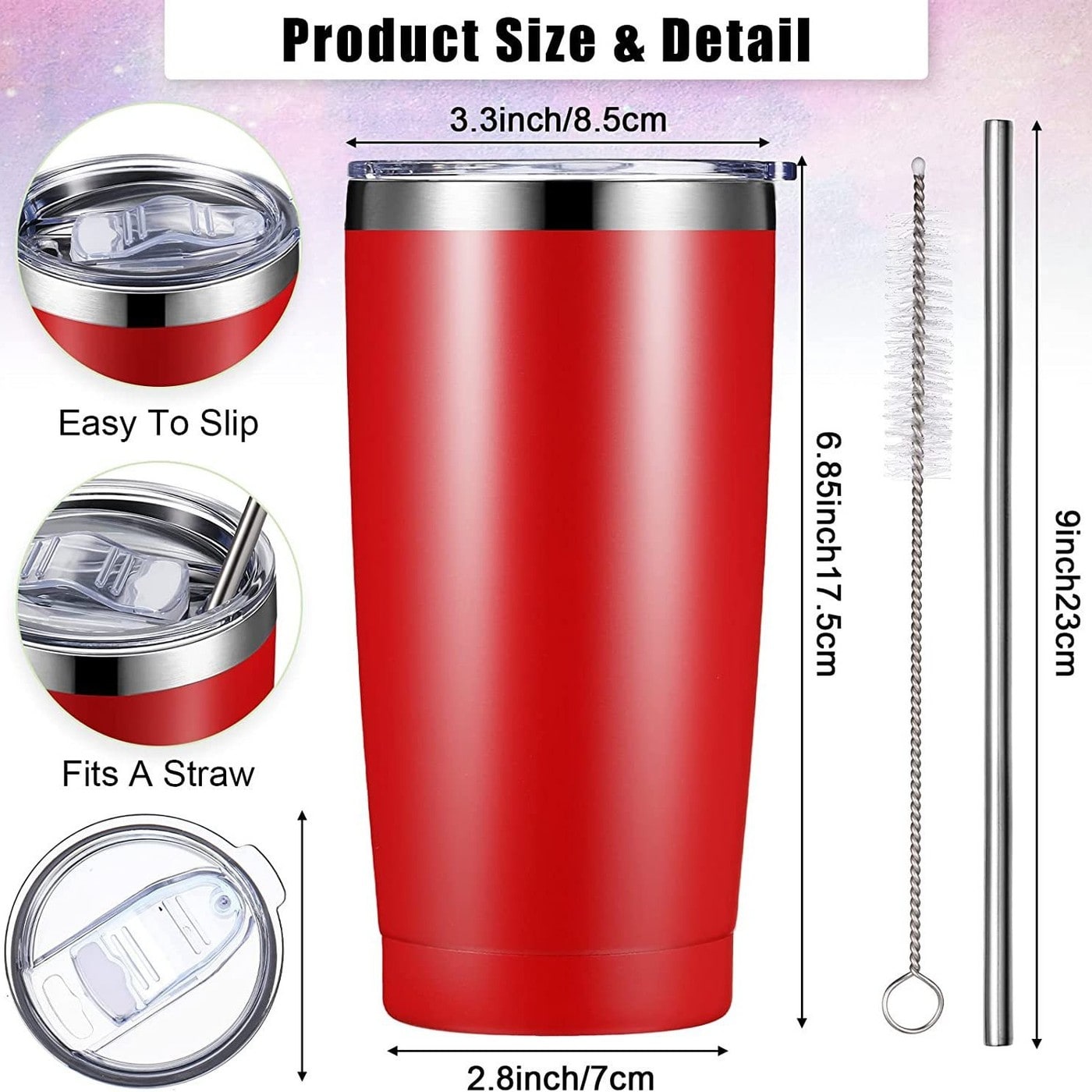 custom vacuum insulated stainless steel coffee cup 20oz application scenario 2