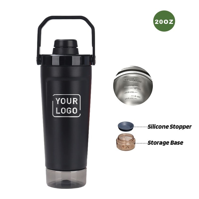 wholesale shaker stainless steel sports bottle 20oz