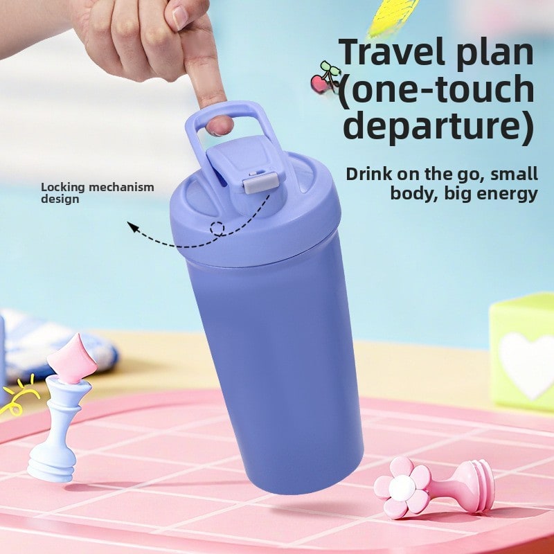 wholesale shaker stainless steel sports bottle 24oz detail image 3