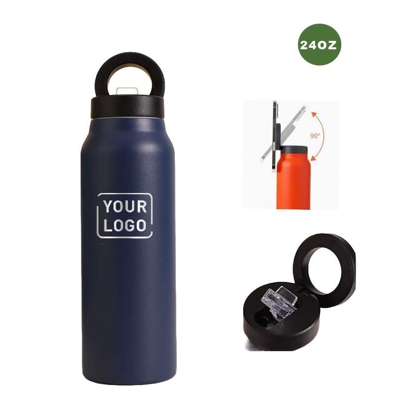 Custom 24oz Magnetic Phone Holder Sports Bottle main product image