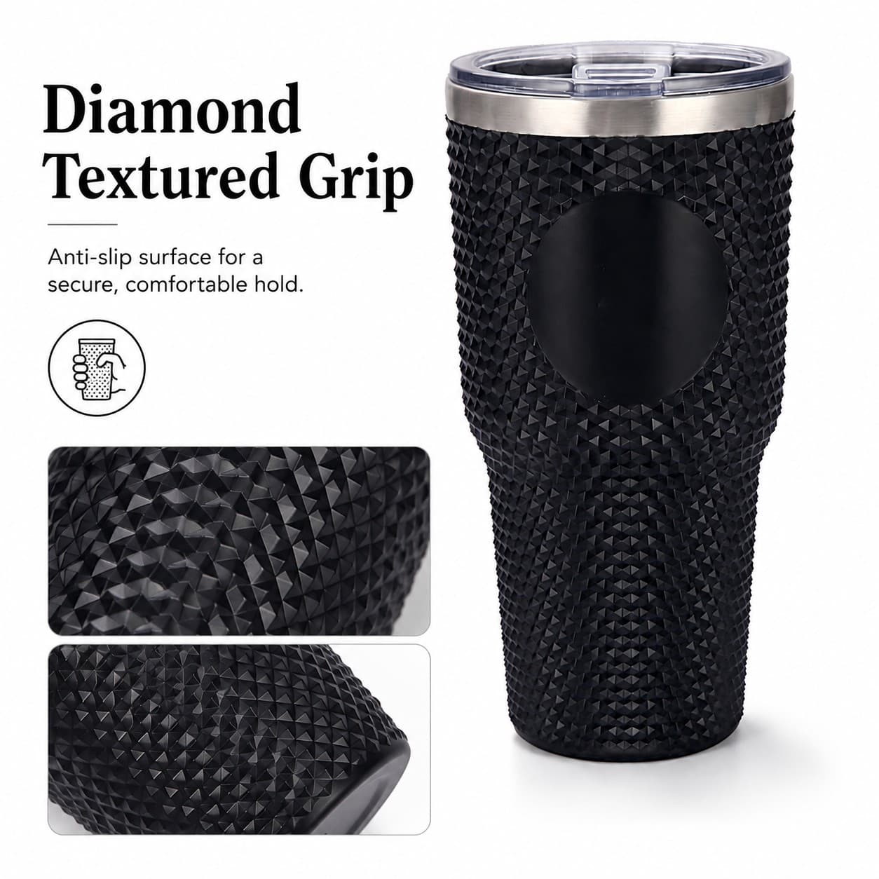 wholesale diamond style stainless steel tumbler 30oz application scenario 1