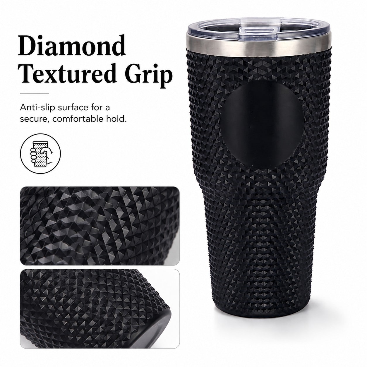 wholesale diamond style stainless steel tumbler 30oz application scenario 1