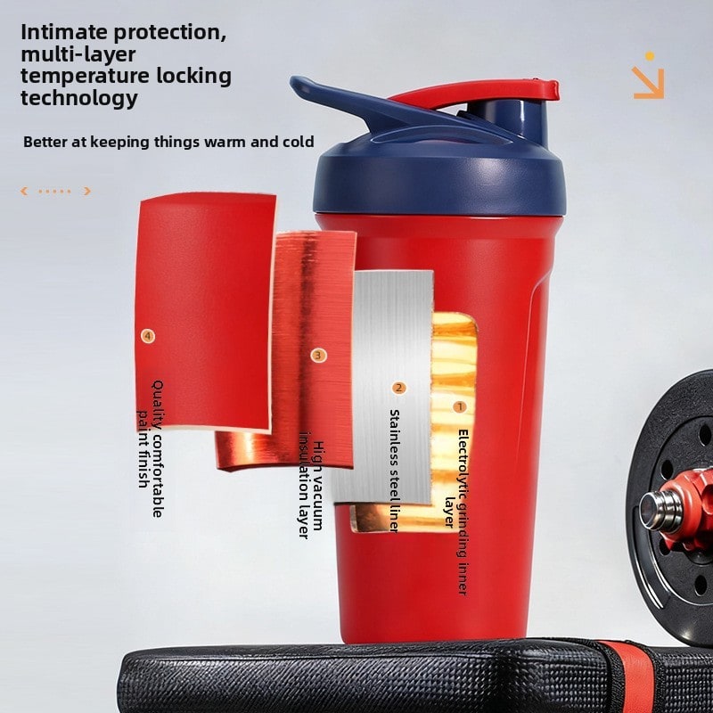custom shaker stainless steel sports bottle 500mL application scenario 1