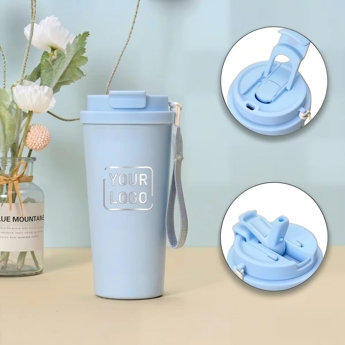 wholesale leak proof tea infuser stainless steel coffee cup