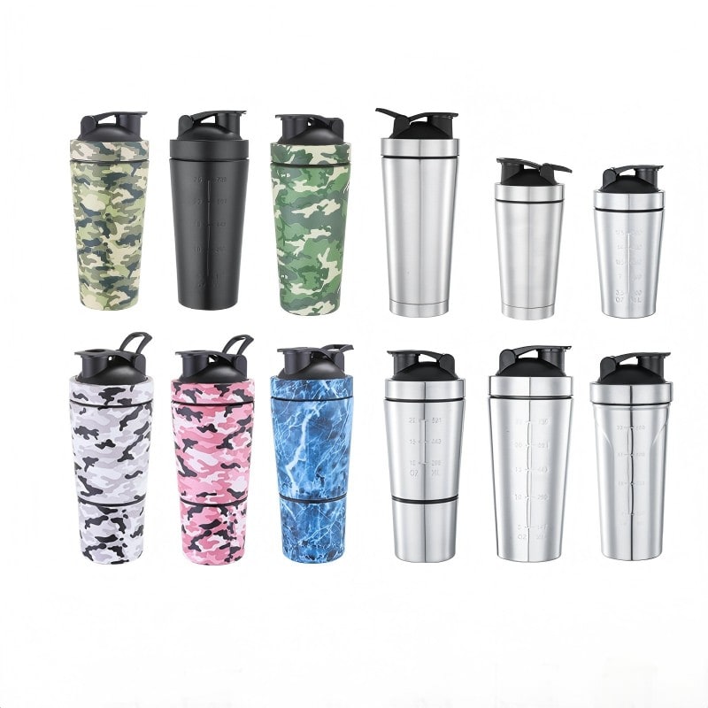 wholesale shaker stainless steel sports bottle detail image 3