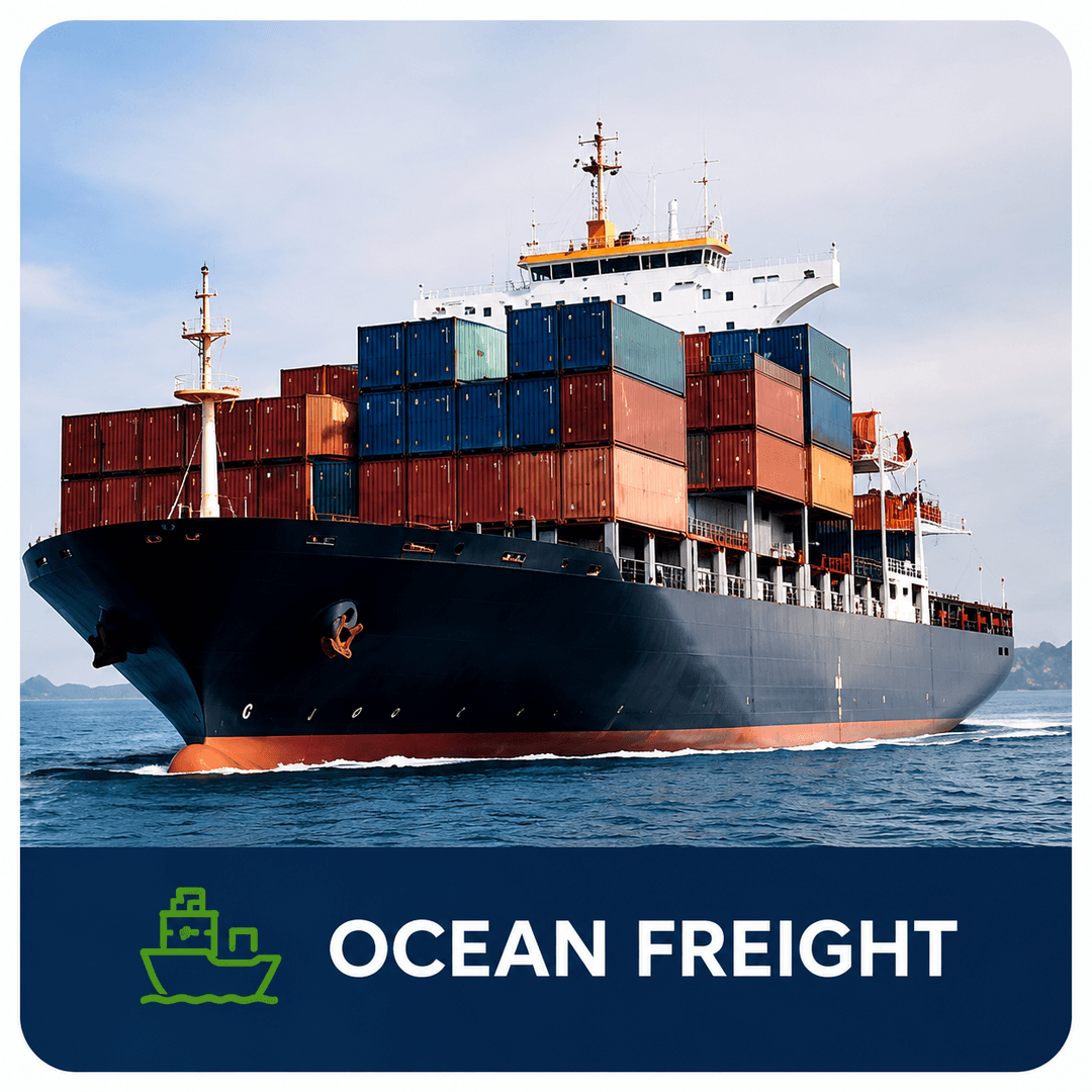 Ocean freight cargo ship